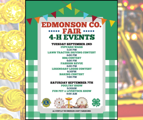 2025 County Fair poster